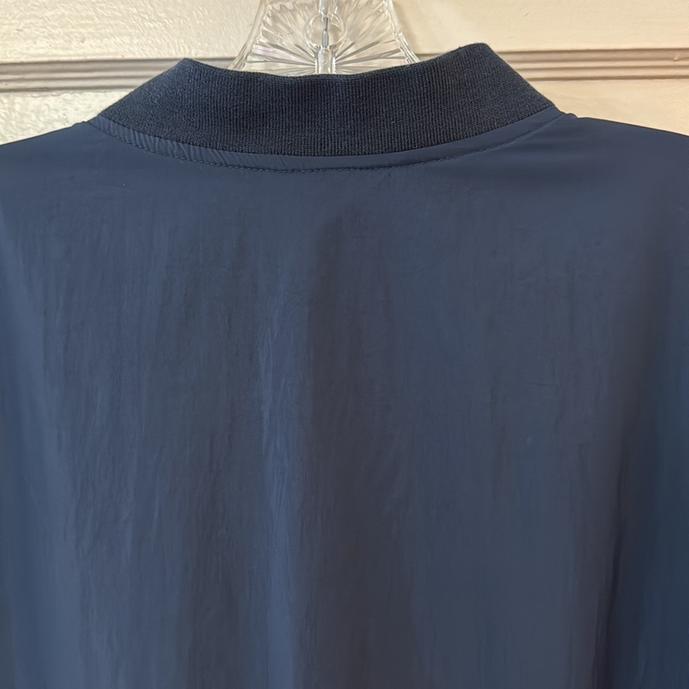 SIMPLY STYLED Lightweight Navy Blue Windbreaker Jacket Sz XL - Picture 9 of 12